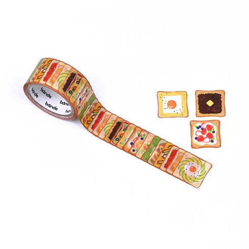 TOAST | Bande Washi Tape Masking Tape Sticker Roll BDA606 200 Stickers