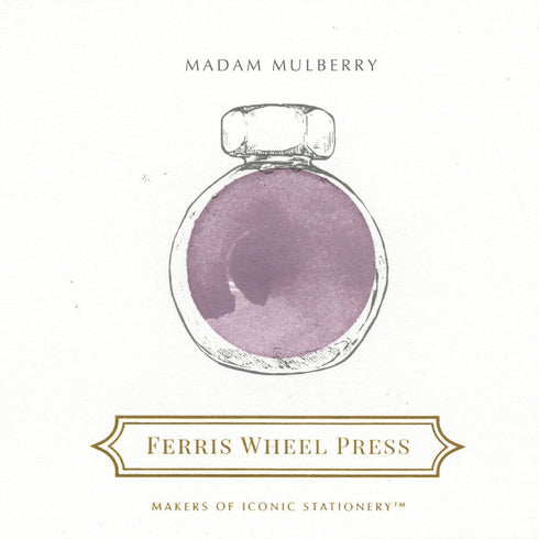 Ferris Wheel Press MADAM MULBERRY Fountain Pen Ink Dip Pen Ink Calligraphy Ink Bottle Ink | 38ml