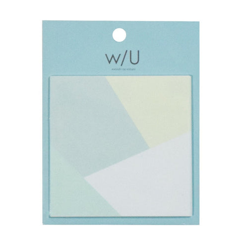 Nakabayashi SAKURA Watashi No Sobani W/U Series Transparent Sticky Note Translucent Sticky Notes Vellum Sticky Notes | WU-FSTL 20 Sheets