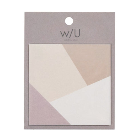 Nakabayashi WISTERIA Watashi No Sobani W/U Series Transparent Sticky Note Translucent Sticky Notes Vellum Sticky Notes | WU-FSTL 20 Sheets