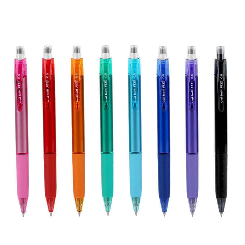 Uni-ball R:E SKY BLUE Ink Erasable Gel Pen 0.5mm Gel Pen Removable Gel Pen Green Body | URN-180-05