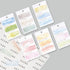 Scene WELCOME BACK Watercolor Translucent Sticky Notes Transparent Sticky Notes Vellum Sticky Notes | 60 Notes K-SCE-1