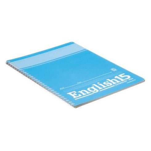 Kokuyo B5 Soft Ring English 15 Learning Notebook English Learning Notebook English Teaching Notebook 15 Step 3mm Rule | 40 Sheets S800