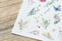 MU Lifestyle Print-On Stickers Rub -On Stickers Transfer Stickers Translucent Stickers 183 | Butterflies Butterfly Lavender Wildflowers
