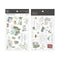 MU Lifestyle Print-On Stickers Rub -On Stickers Transfer Stickers Translucent Stickers 189 | Nature Camping Camper Outdoors Foxes
