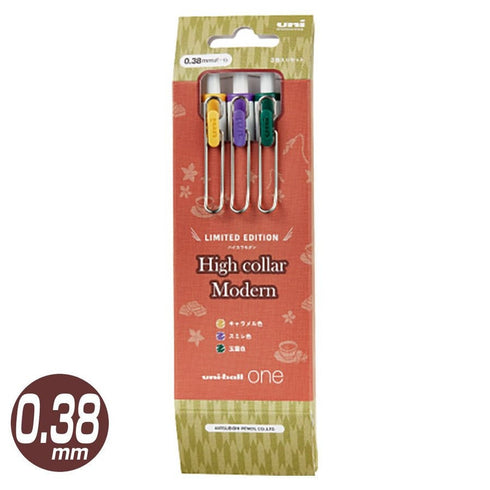 Uni-Ball One AMERICAN DINER Limited Edition 0.38 Classical Color Gel Pen Set Knock Pen Gel Ink Pen Set | UMN-S-38 AD3C