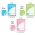 Kokuyo B5 Soft Ring BLUE SINGLE Subject Notebook 5mm GRID One Subject Notebook Colored Rings| 40 Sheets S211S10-5