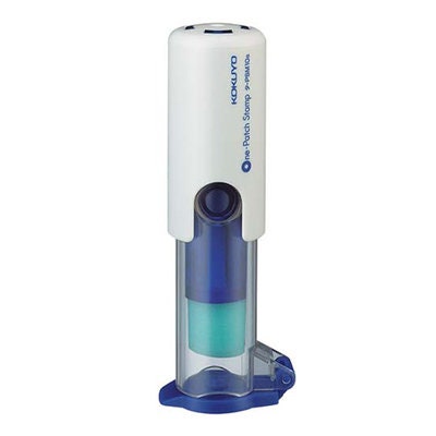 Kokuyo BLUE Clear Hole Seal Hole Reinforcements Paper Hole Repair Notebook Reinforcement Labels Reinforcement Applicator | PSM10Na