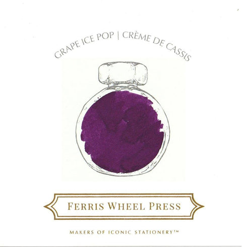 Ferris Wheel Press GRAPE ICE POP Fountain Pen Ink Dip Pen Ink Calligraphy Ink Bottle Ink | 38ml