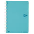 Kokuyo B6 Soft Ring B6 LIGHT BLUE Notebook Dotted Line 6mm Rule | SV348BT 80 Sheets