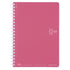 Kokuyo B6 Soft Ring B6 PINK Notebook Dotted Line 6mm Rule | SV348BT 80 Sheets
