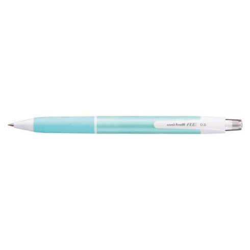 Uni-ball R:E Pastel APRICOT Barrel Off-Black Ink Erasable Gel Pen 0.5mm Gel Pen Removable Gel Pen Green Body | URN-180C-05