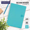 Kokuyo A5 Soft Ring BLUE GREEN Notebook Dotted Line 6 mm Rule | 80 Sheets SV338BT