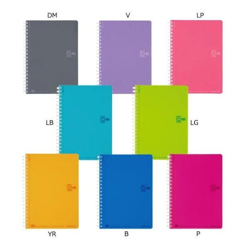 Kokuyo B6 Soft Ring BLACK Notebook 5mm Grid Notebook 5mm Graph Notebook | SV447S5 80 Sheets