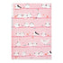 Midori A4 BIRDS White-Tailed Tits 3 Pocket Clear Folder MD Folder Water Resistant Folder | 310mm X 221mm