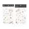 MU Lifestyle Print-On Stickers Rub -On Stickers Transfer Stickers Translucent Stickers 184 | Butterflies Butterfly Life Is Beautiful