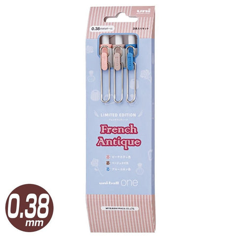 Uni-Ball One AMERICAN DINER Limited Edition 0.38 Classical Color Gel Pen Set Knock Pen Gel Ink Pen Set | UMN-S-38 AD3C