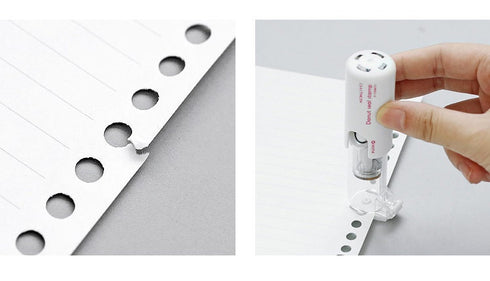 Kokuyo Clear REFILL Hole Seal Hole Reinforcements Paper Hole Repair REFILL Notebook Reinforcement Labels Reinforcement Applicator | PS3N