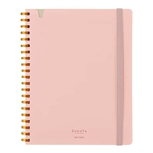 Kokuyo B6 SOOOFA Light BLUE Soft Ring Notebook 4mm GRID Kokuyo Soft Ring Notebook | SV748S4 80 Sheets