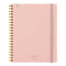 Kokuyo B6 SOOOFA PINK Soft Ring Notebook 4mm GRID Kokuyo Soft Ring Notebook | SV748S4 80 Sheets