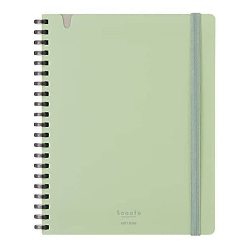 Kokuyo B6 SOOOFA Light BLUE Soft Ring Notebook 4mm GRID Kokuyo Soft Ring Notebook | SV748S4 80 Sheets
