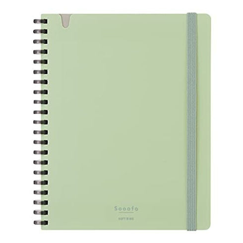 Kokuyo B6 SOOOFA PINK Soft Ring Notebook 4mm GRID Kokuyo Soft Ring Notebook | SV748S4 80 Sheets