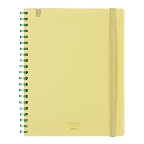 Kokuyo B6 SOOOFA Light BLUE Soft Ring Notebook 4mm GRID Kokuyo Soft Ring Notebook | SV748S4 80 Sheets