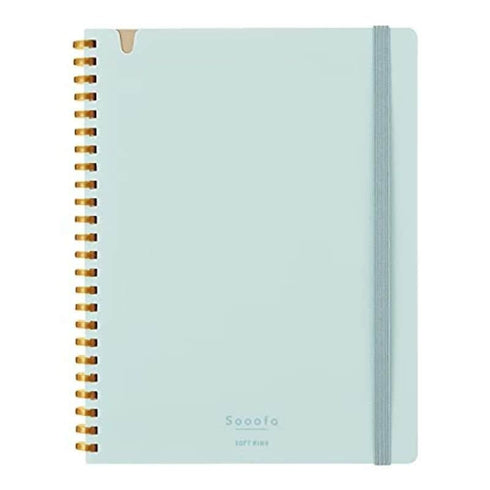 Kokuyo A5 SOOOFA PINK Soft Ring Notebook 4mm GRID Kokuyo Soft Ring Notebook | SV738S4 80 Sheets