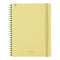Kokuyo A5 SOOOFA YELLOW Soft Ring Notebook 4mm GRID Kokuyo Soft Ring Notebook | SV738S4 80 Sheets