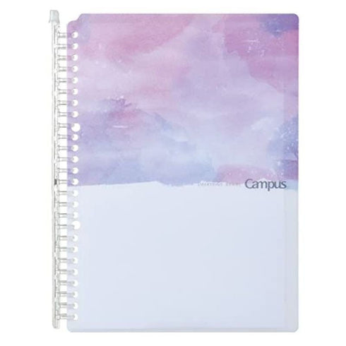 Kokuyo B5 Campus PINK Pastel Grade Limited Edition B5 Smart Ring Binder 26 Rings "Lay Flat" Notebook 60 Sheets Capacity | SP706-LV2