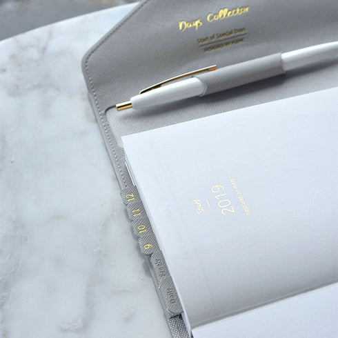 PLEPIC COLOR Feel Good PU Leather Index Tabs Monthly Index Tabs Weekly Index Tabs Daily Index Tab Self-Adhesive Tabs Planner Index Sticker