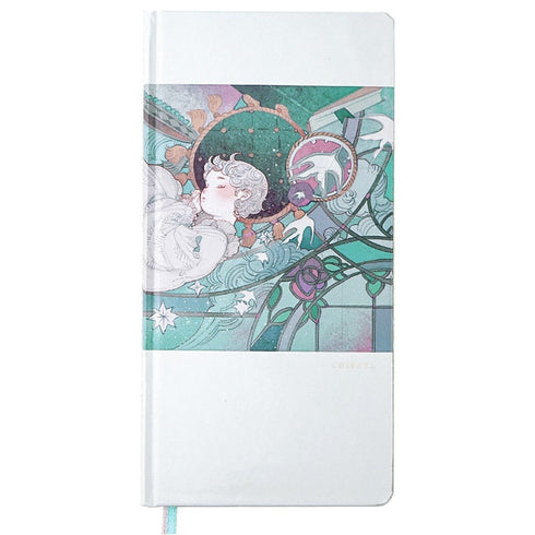 Chiba UNDATED WEEKS Tomoe River Paper 52gsm Hardcover Weekly Planner Weekly Page & Grid Page 3.7mm | 240 Pages
