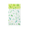 Midori A5 SLIM With Flap LEAVES Foliage 3 Pocket Clear Folder MD Folder Water Resistant Folder | 221.5mm X 126mm