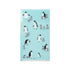 Midori A5 SLIM With Flap PENGUINS 3 Pocket Clear Folder MD Folder Water Resistant Folder | 221.5mm X 126mm