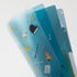 Midori A4 Musical INSTRUMENTS 3 Pocket Clear Folder MD Folder Water Resistant Folder | 310mm X 221mm