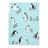 Midori A4 PENGUINS 3 Pocket Clear Folder MD Folder Water Resistant Folder | 310mm X 221mm
