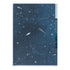 Midori A4 STARRY 3 Pocket Clear Folder MD Folder Water Resistant Folder | 310mm X 221mm