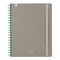 Kokuyo B6 SOOOFA Warm GRAY Soft Ring Notebook 4mm GRID Kokuyo Soft Ring Notebook | SV748S4 80 Sheets