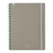 Kokuyo A5 SOOOFA Warm GRAY Soft Ring Notebook 4mm GRID Kokuyo Soft Ring Notebook | SV738S4 80 Sheets