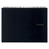 Maruman Mnemosyne A4 BLANK Plain Inspiration Notebook 80 gsm A4 Landscape Spiral Notebook Maruman A4 HORIZONTAL Notebook | 70 Pages N181A
