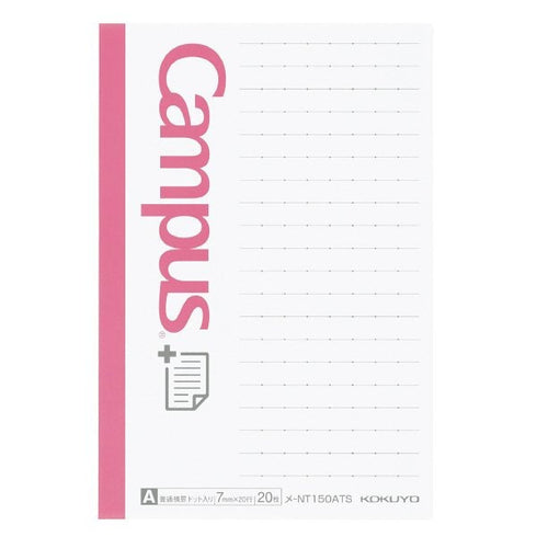 Kokuyo CAMPUS 7mm A Ruled Dotted Line VERTICAL Sticky Pads Index Sticky Notes Planner Sticky | NT-100ATB