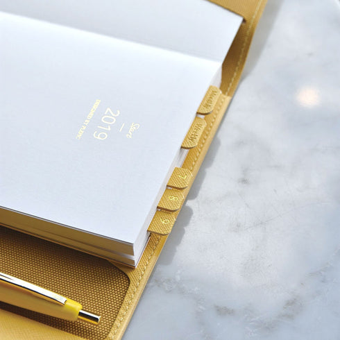 PLEPIC COLOR Feel Good PU Leather Index Tabs Monthly Index Tabs Weekly Index Tabs Daily Index Tab Self-Adhesive Tabs Planner Index Sticker