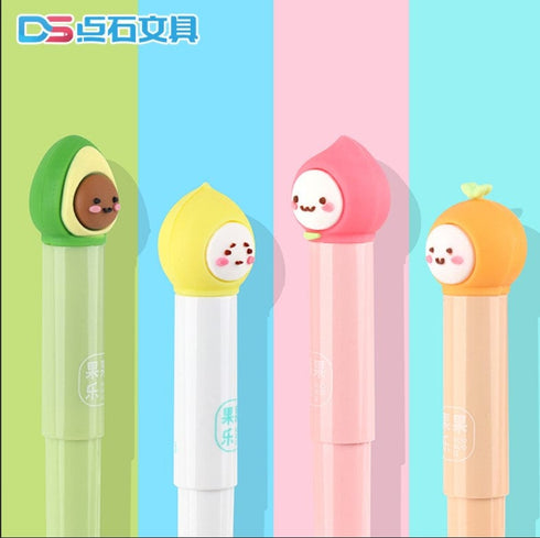 Dianshi ERASABLE STRAWBERRY Characters Fountain Pen Barrel Fountain Pen Fine Nib | 0.5mm DS-996