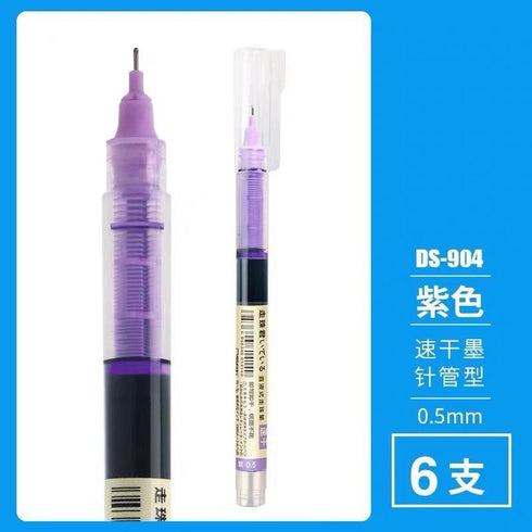 Dianshi BLUE CLASSIC Series Saturated Ink Large Capacity Pen 0.5mm Smooth Gel Pen Best Gel Pen Saturated Ink | DS904 Highly Recommend