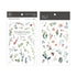 MU Lifestyle Print-On Stickers Rub -On Stickers Transfer Stickers Translucent Stickers 193 | Cut Flowers Blue Flowers Red Flowers Pink Posy
