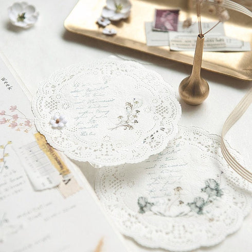 MU Lifestyle Print-On Stickers Rub -On Stickers Transfer Stickers Translucent Stickers 196 | Blue Iris Moon Magick Dried Flowers