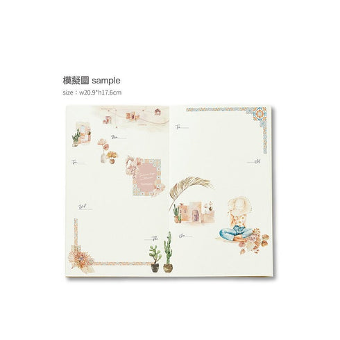 MU Lifestyle Print-On Stickers Rub -On Stickers Transfer Stickers Translucent Stickers 197 | Shabby Chic Modern Farmhouse Sitting Girl