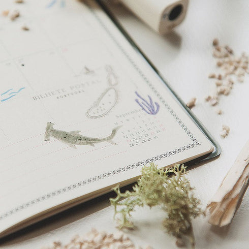 MU Lifestyle Print-On Stickers Rub -On Stickers Transfer Stickers Translucent Stickers 198 | Sea Life Summer Hammerhead Sharks Stingray