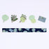 Kasumisou SNOW FLOWER Bande Washi Tape Kit Masking Tape Kit Sticker Kit DOUBLE Roll | BDA650