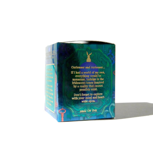 Ferris Wheel Press Ferritales Green With Curiosity SHIMMER Fountain Pen Ink Dip Pen Ink Calligraphy Ink Bottle Ink | 20ml